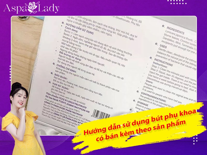 Hướng dẫn sử dụng bút phụ khoa phunu.info có kèm theo sản phẩm Hướng dẫn sử dụng bút phụ khoa phunu.info có kèm theo sản phẩm