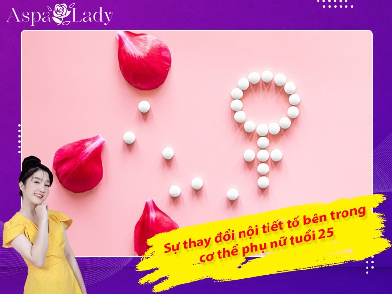 Sự thay đổi nội tiết tố bên trong cơ thể phụ nữ tuổi 25