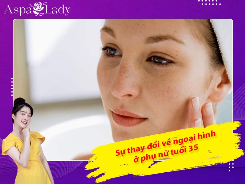 Sự thay đổi về ngoại hình ở phụ nữ tuổi 35 trước và sau sinh con