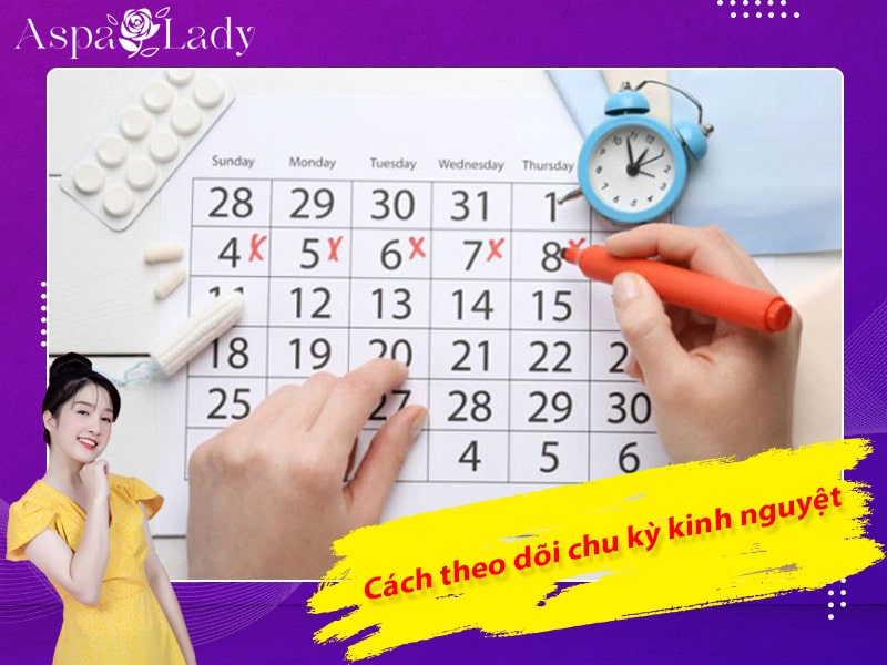 Cách theo dõi chu kỳ kinh nguyệt Cách theo dõi chu kỳ kinh nguyệt
