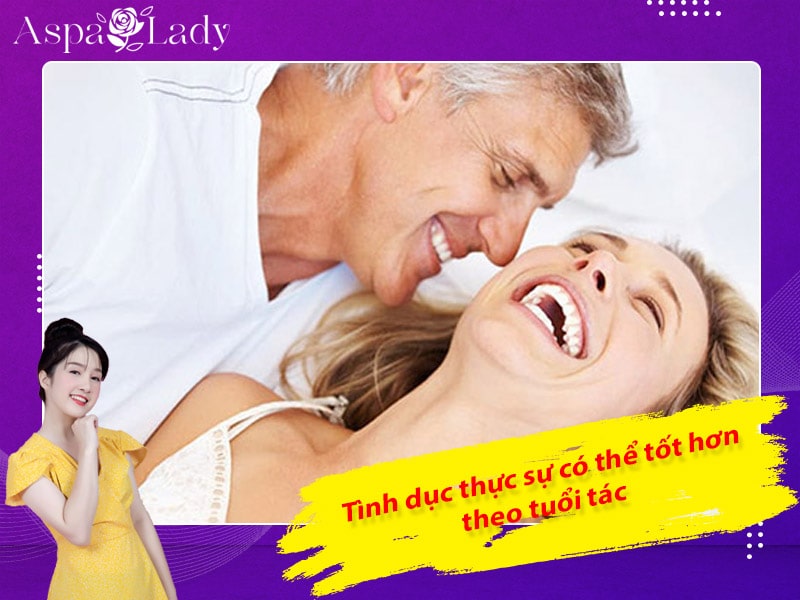 Tình dục thực sự có thể tốt hơn theo tuổi tác Tình dục thực sự có thể tốt hơn theo tuổi tác