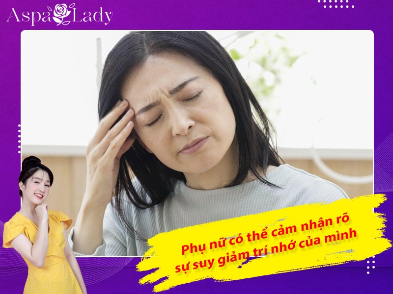 Phụ nữ có thể cảm nhận rõ sự suy giảm trí nhớ của mình Phụ nữ có thể cảm nhận rõ sự suy giảm trí nhớ của mình