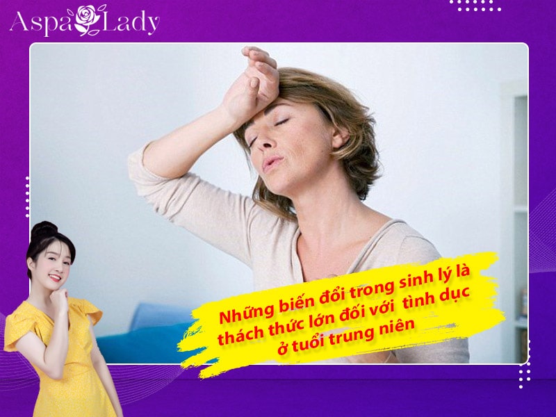 Những biến đổi trong sinh lý là thách thức lớn đối với tình dục ở tuổi trung niên Những biến đổi trong sinh lý là thách thức lớn đối với tình dục ở tuổi trung niên