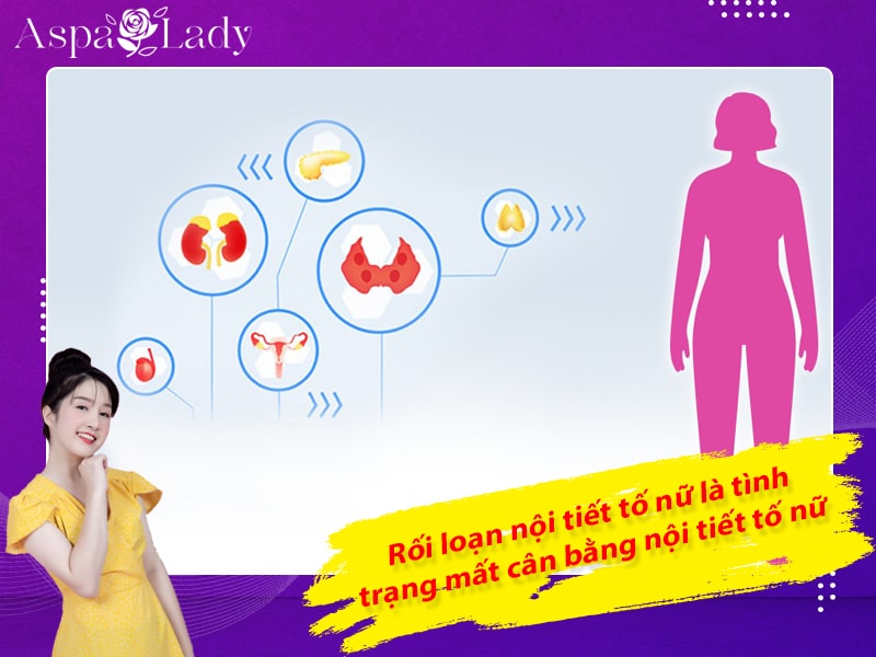 Rối loạn nội tiết tố nữ là tình trạng mất cân bằng nội tiết tố nữ