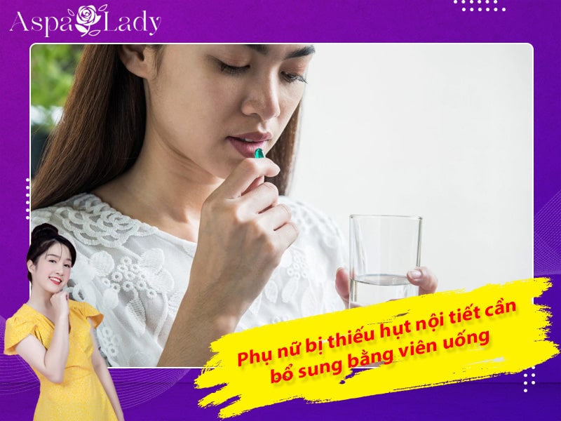 Phụ nữ bị thiếu hụt nội tiết tố cần bổ sung bằng viên uống Phụ nữ bị thiếu hụt nội tiết tố cần bổ sung bằng viên uống