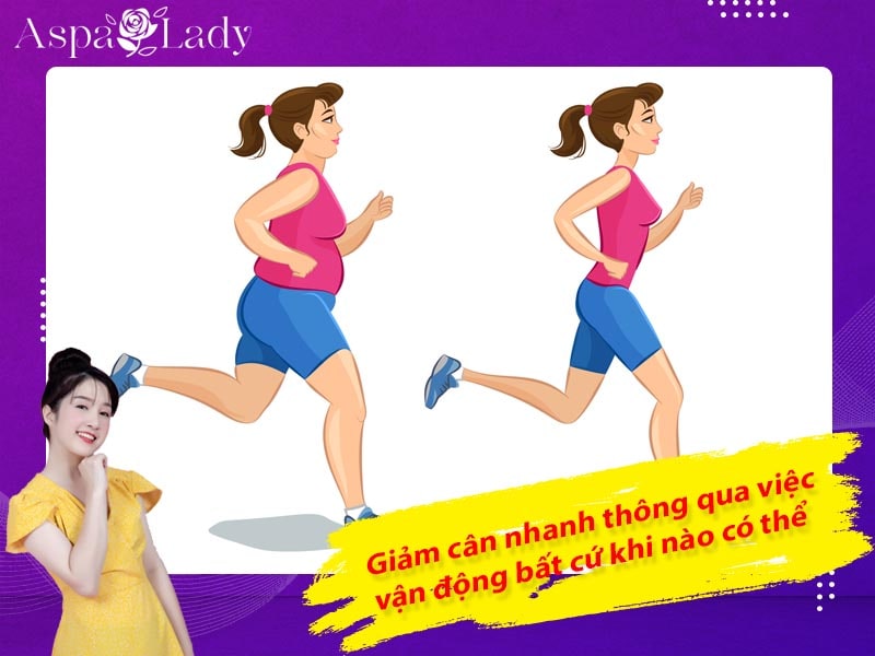 Giảm cân nhanh thông qua việc vận động bất cứ khi nào có thể Giảm cân nhanh thông qua việc vận động bất cứ khi nào có thể