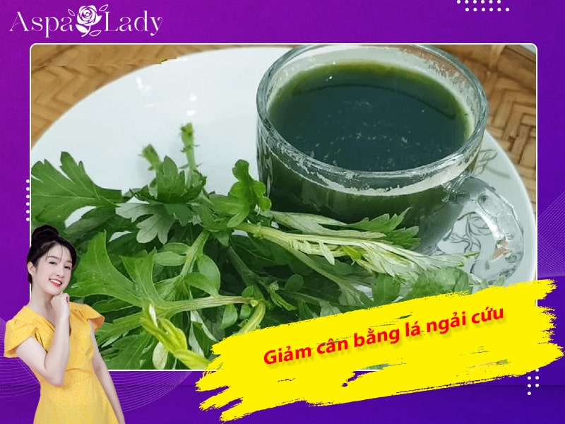 Giảm cân bằng lá ngải cứu Giảm cân bằng lá ngải cứu