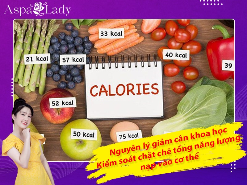 Nguyên lý giảm cân khoa học: Kiểm soát chặt chẽ tổng năng lượng nạp vào cơ thể Nguyên lý giảm cân khoa học: Kiểm soát chặt chẽ tổng năng lượng nạp vào cơ thể
