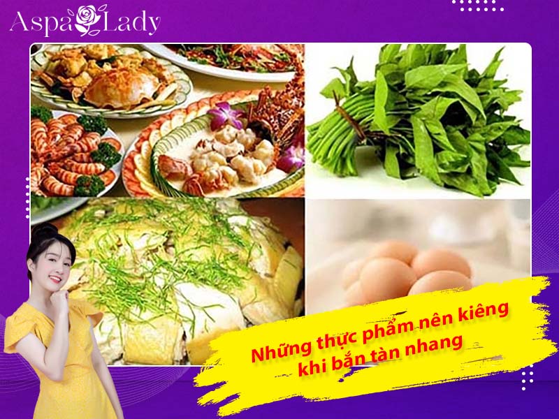 Những thực phẩm nên kiêng khi bắn tàn nhang Những thực phẩm nên kiêng khi bắn tàn nhang