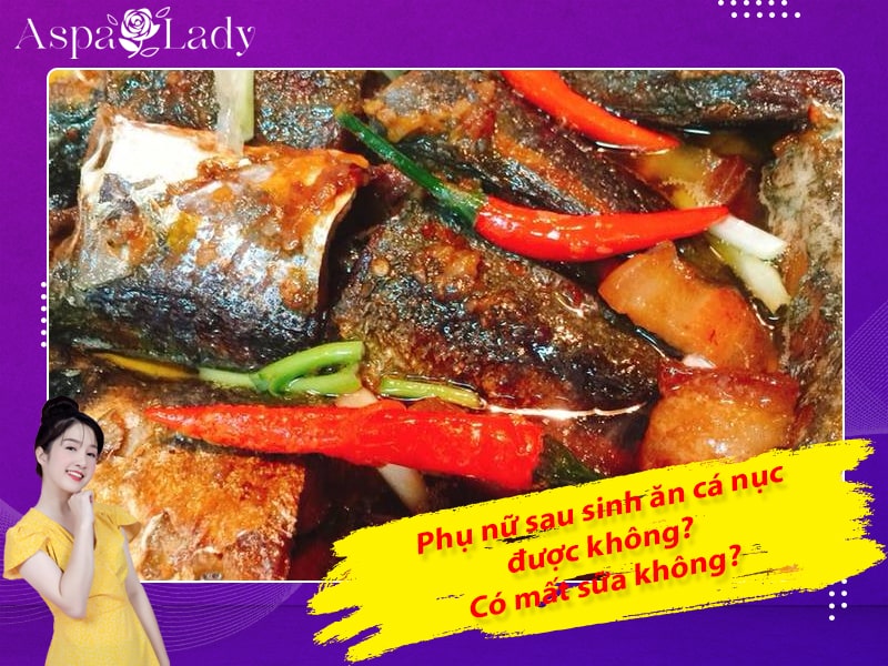 Phụ nữ sau sinh ăn cá nục được không? Có mất sữa không?