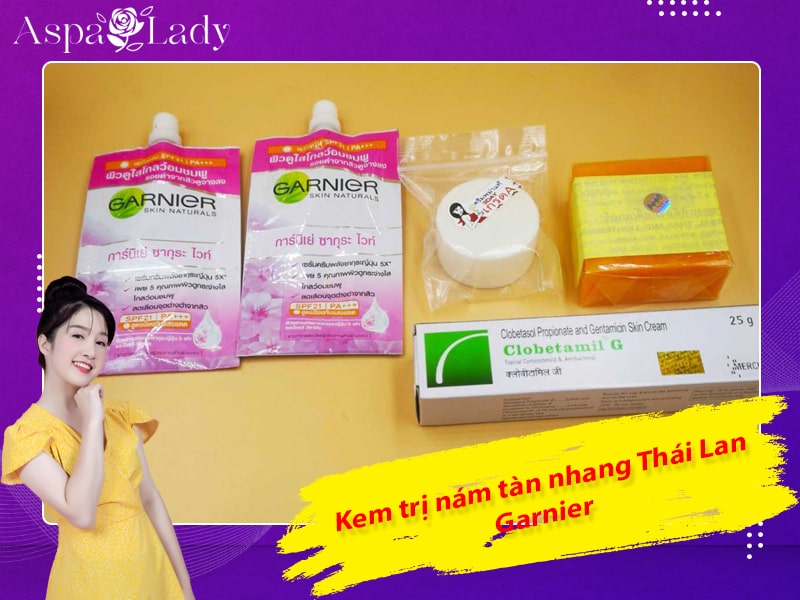 Kem trị nám tàn nhang Thái Lan Garnier Kem trị nám tàn nhang Thái Lan Garnier