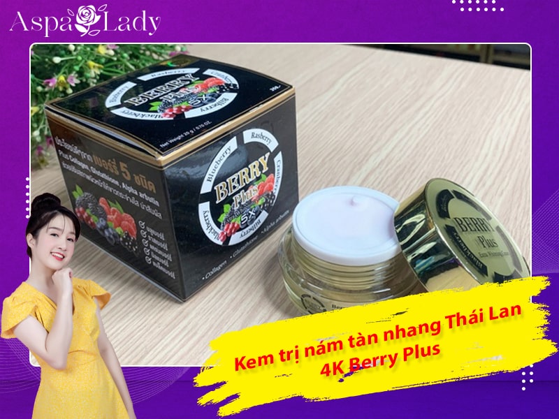 Kem trị nám tàn nhang Thái Lan 4K Berry Plus Kem trị nám tàn nhang Thái Lan 4K Berry Plus