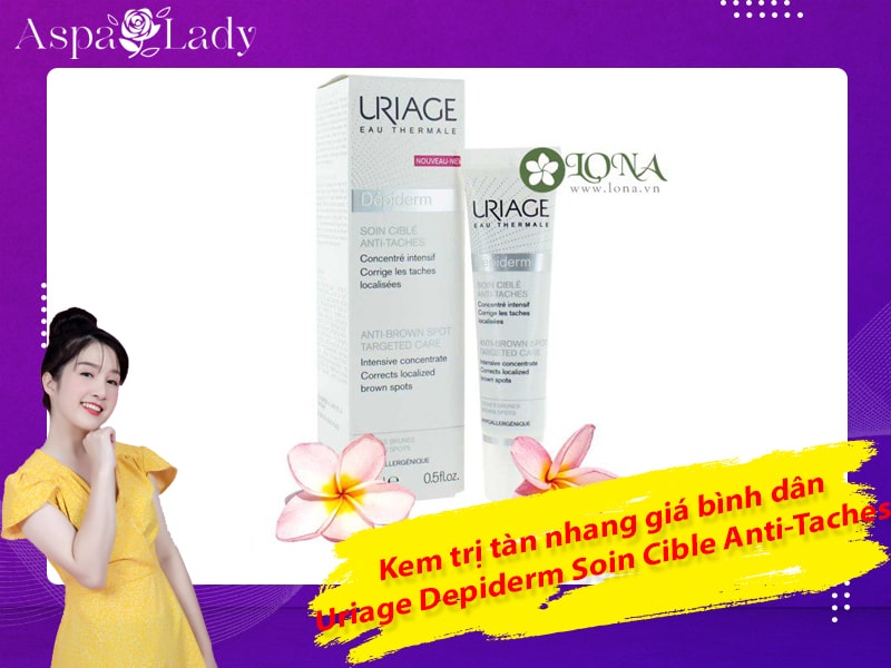 Kem trị tàn nhang giá bình dân Uriage Depiderm Soin Cible Anti- Taches Kem trị tàn nhang giá bình dân Uriage Depiderm Soin Cible Anti- Taches