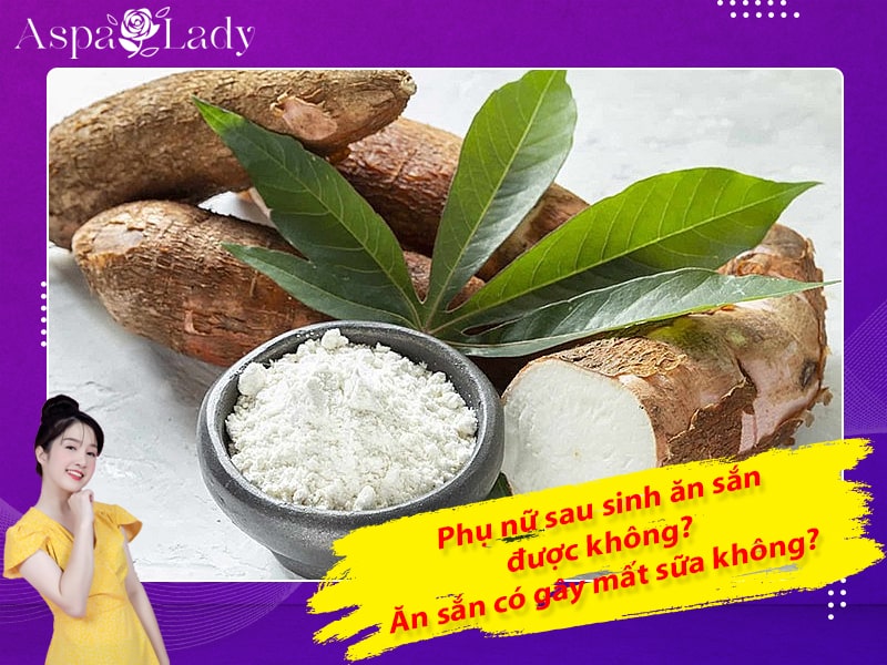Phụ nữ sau sinh ăn sắn được không? Ăn sắn có gây mất sữa không?