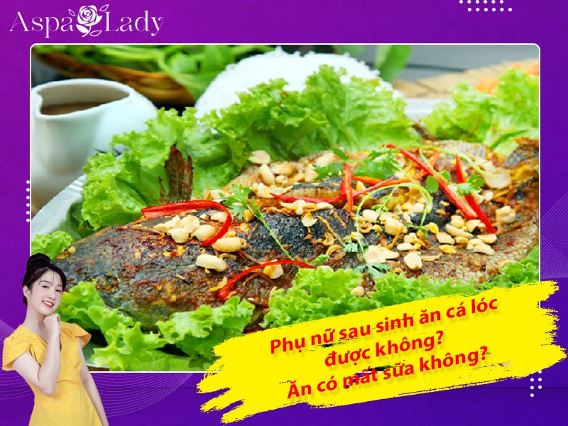 Phụ nữ sau sinh ăn cá lóc được không? Ăn có mất sữa không?