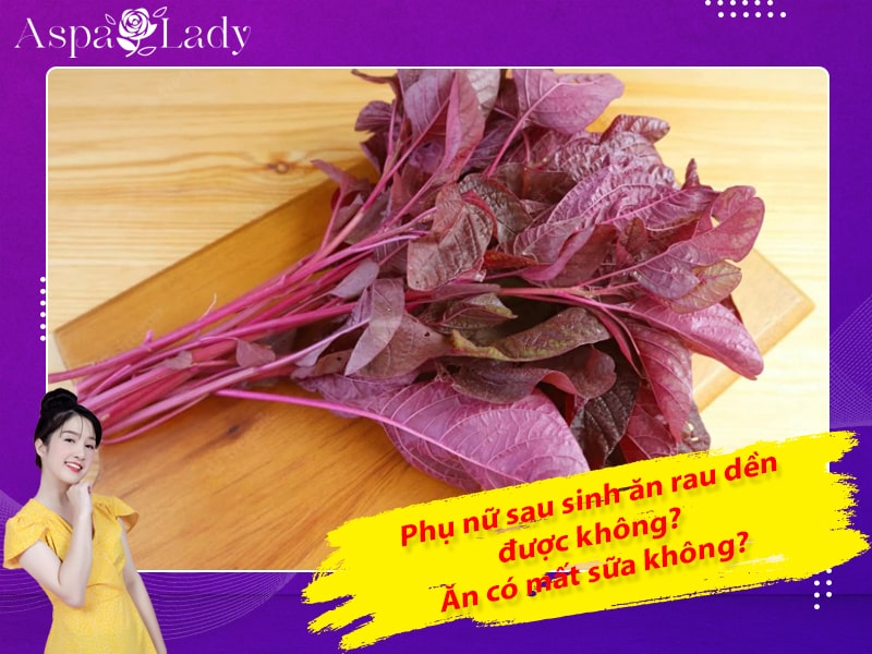 Phụ nữ sau sinh ăn rau dền được không? Ăn có mất sữa không?