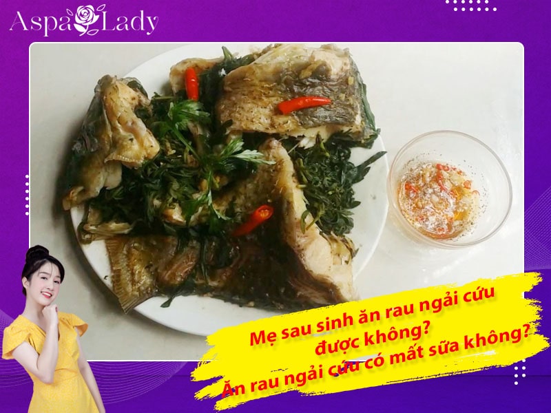 Mẹ sau sinh có ăn được rau ngải cứu không? Ăn có mất sữa không?