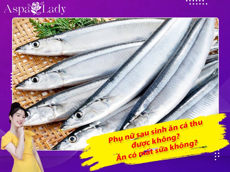Phụ nữ sau sinh ăn cá thu được không? Ăn có mất sữa không?