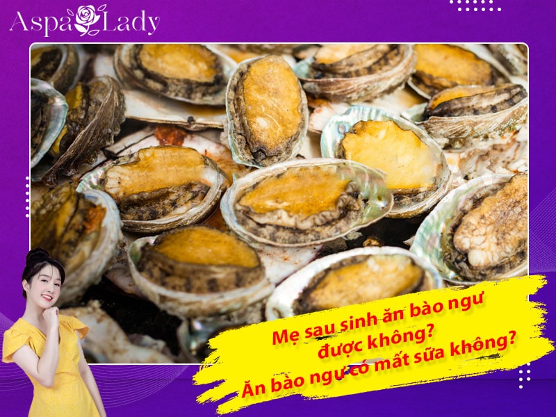 Mẹ sau sinh ăn bào ngư được không? Ăn có mất sữa không?