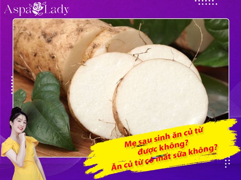 Mẹ sau sinh ăn sâm đất được không? Ăn có mất sữa không?