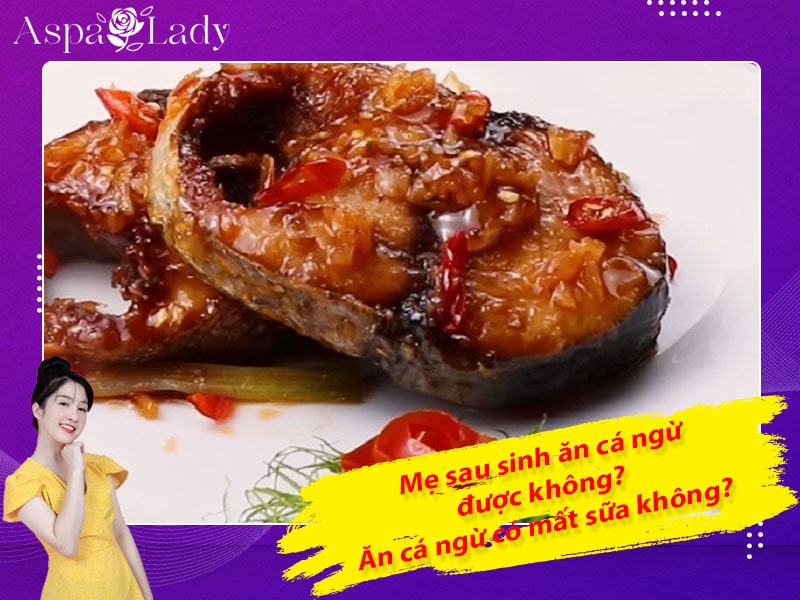 Mẹ sau sinh ăn cá ngừ được không? ăn có mất sữa không?