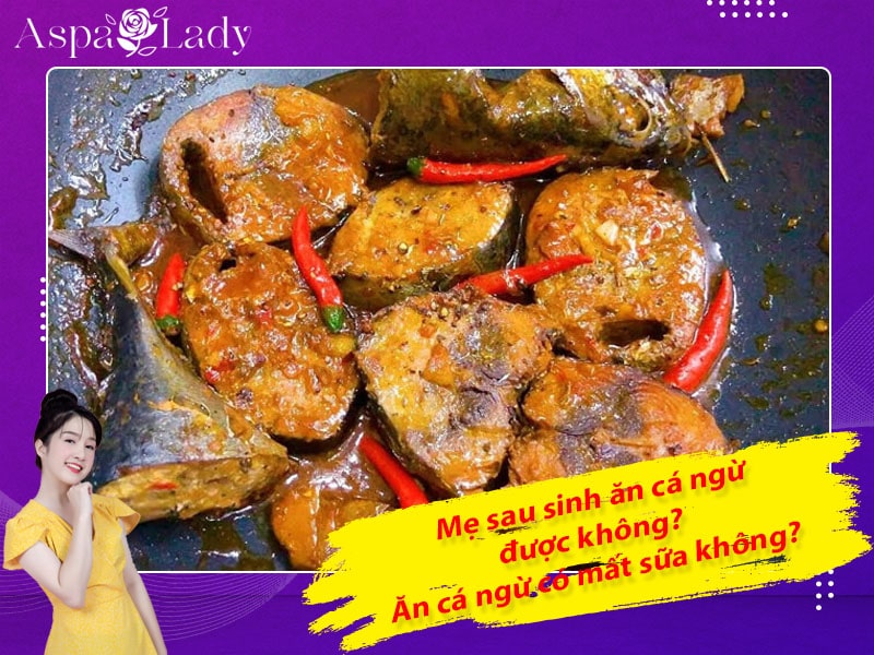 Mẹ sau sinh ăn cá ngừ được không? ăn có mất sữa không?