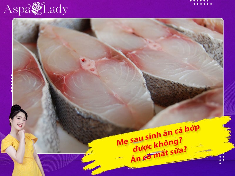 Mẹ sau sinh có ăn được cá bớp không? Ăn có mất sữa?
