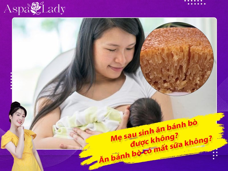 Mẹ sau sinh ăn bánh bò được không? Uống có mất sữa không?